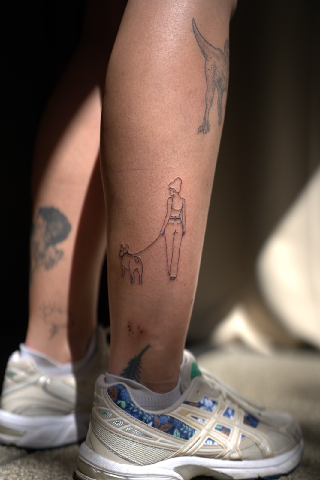 Exemple de tatouage fine line